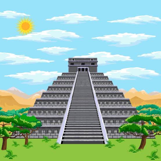 Illustrated Mexico City monument skyline